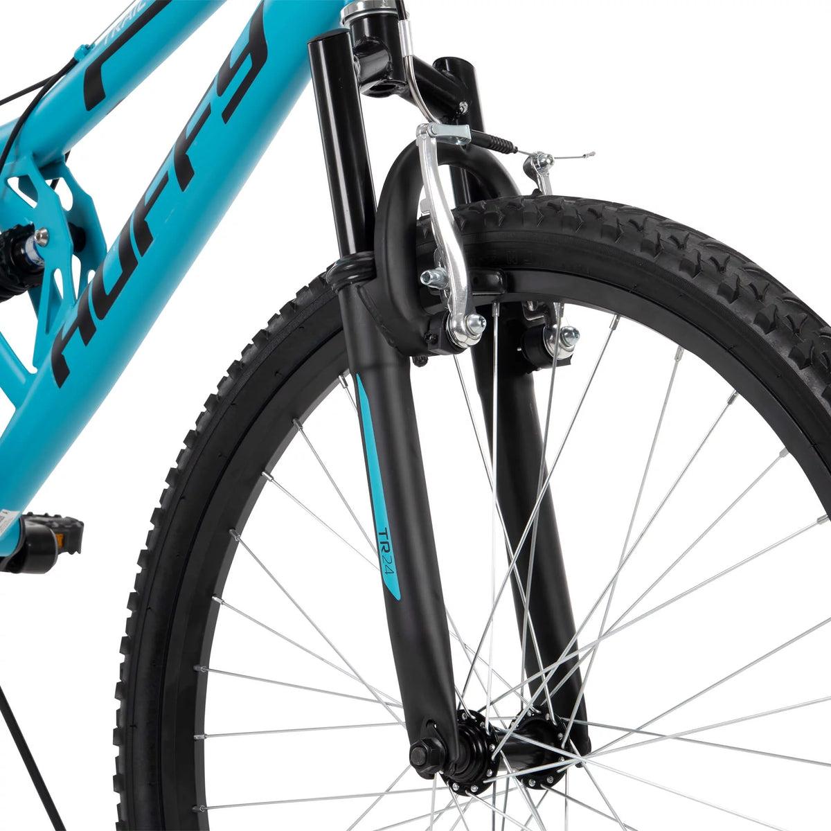 24 Trail Runner Girls Full Suspension Mountain Bikes Teal Blue D137313