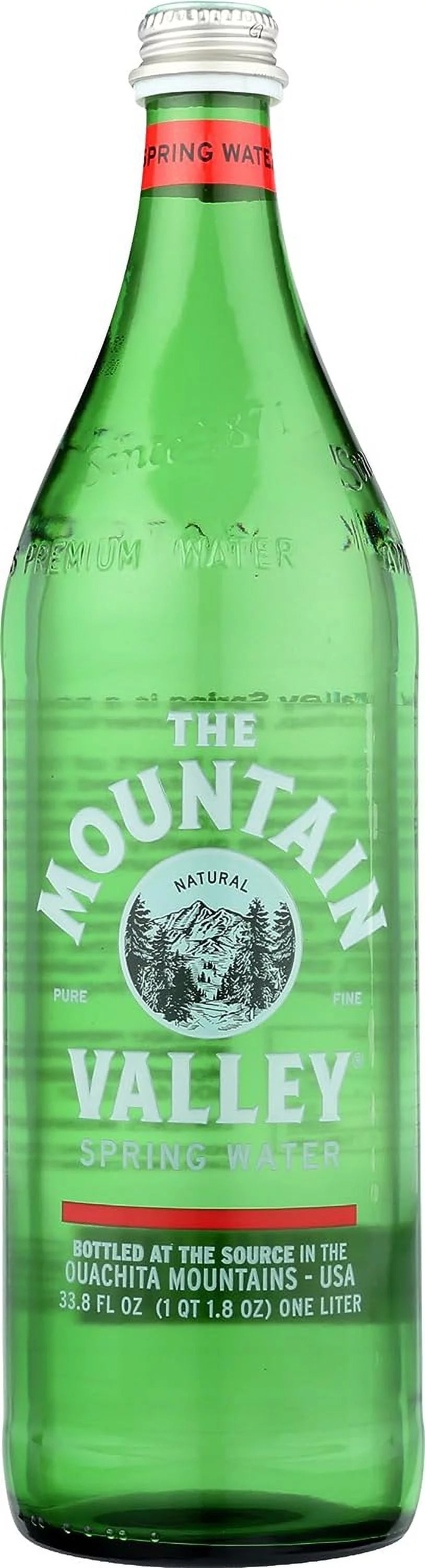 1L Glass Bottle Spring Water Pack of 12 O3496