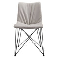 Grey Leatherette Dining Chair (Set of 2) V953753