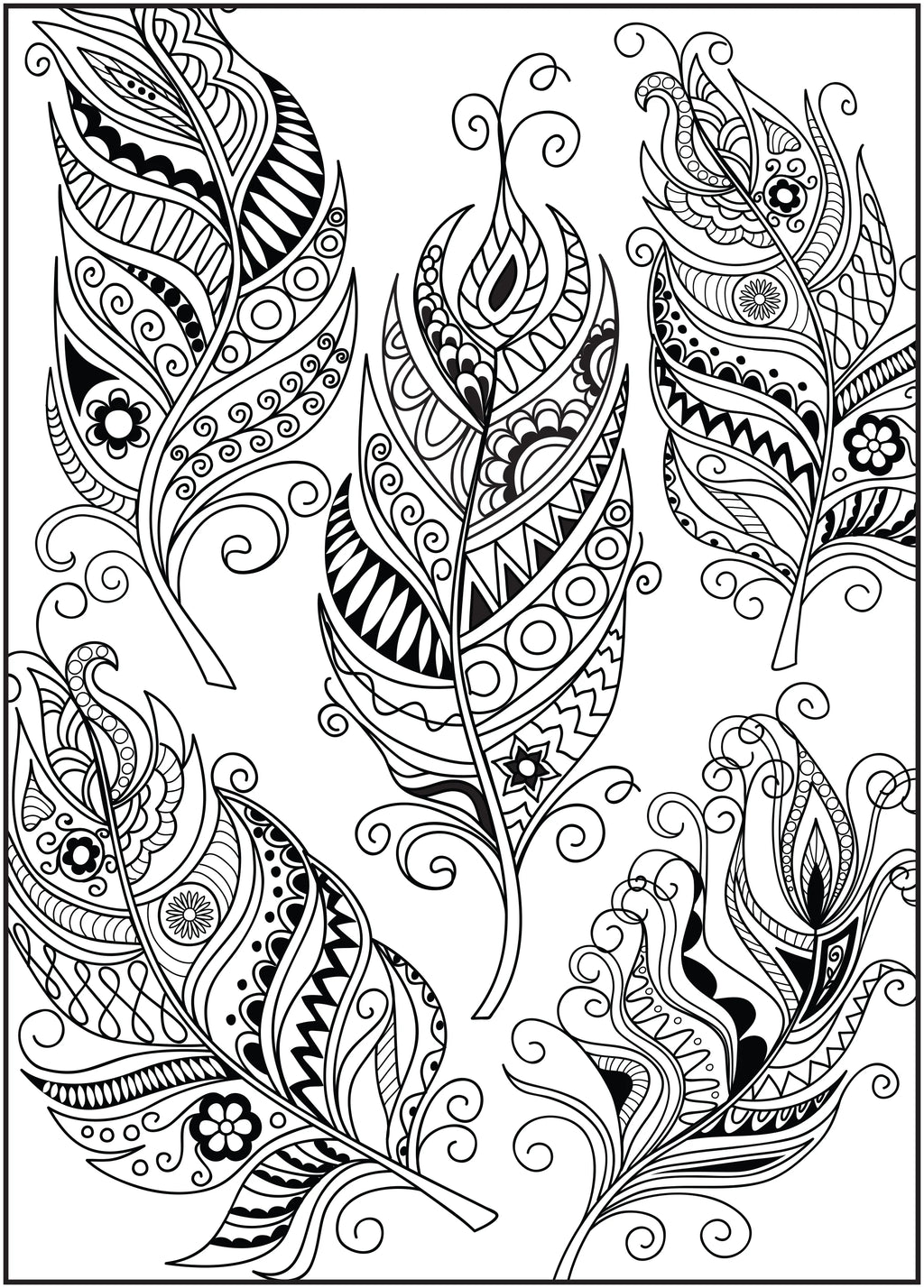 64 Pages Adult Coloring Book K923
