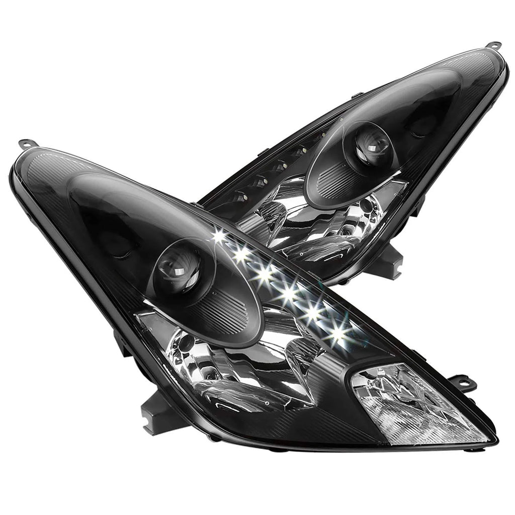 Black Projector Headlight with LED DRL H627263