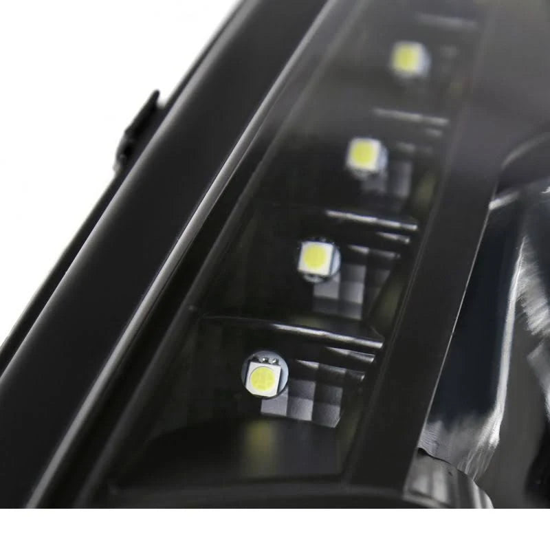 Black Projector Headlight with LED DRL H627263