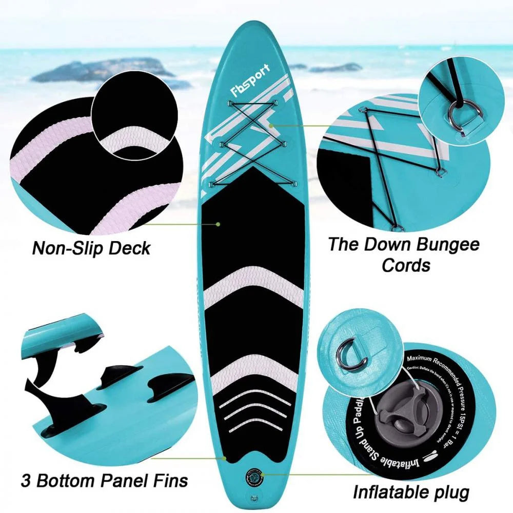 Inflatable Stand Up Paddle Board with Carry Bag, 11'x33"x 6 inches M71842