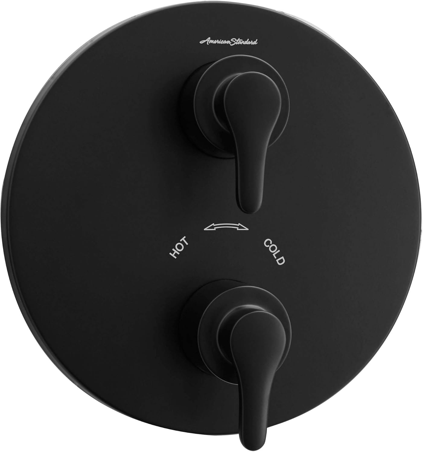 Matte Black 2-Handle Thermostatic Valve Trim Kit H2408