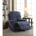 Blue Velvet Recliner P112729