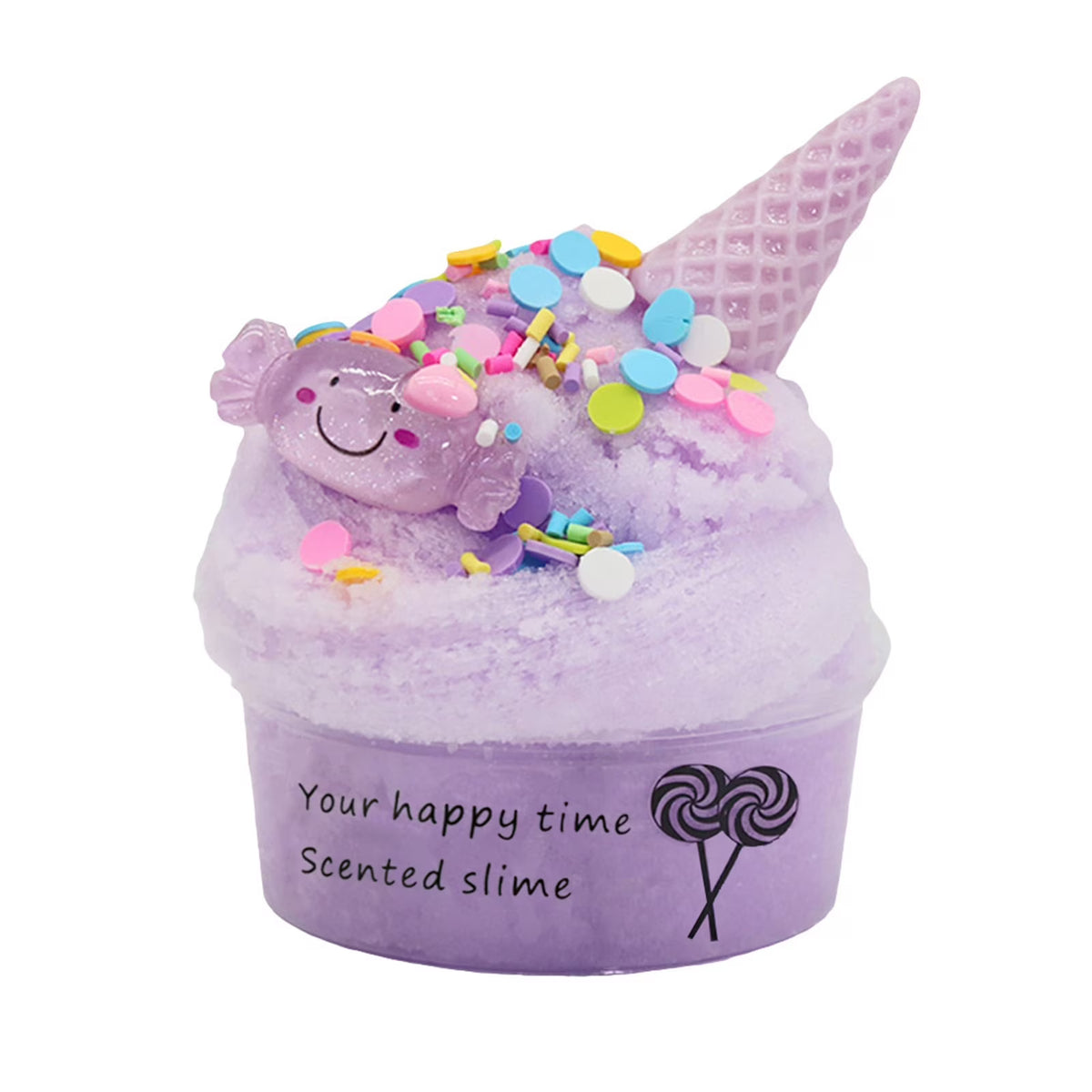 Scented Butter Slime Kit with Candy, Ice Cream, Fruit Charms G37639