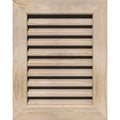 Unfinished Pine Vertical Gable Vent W512