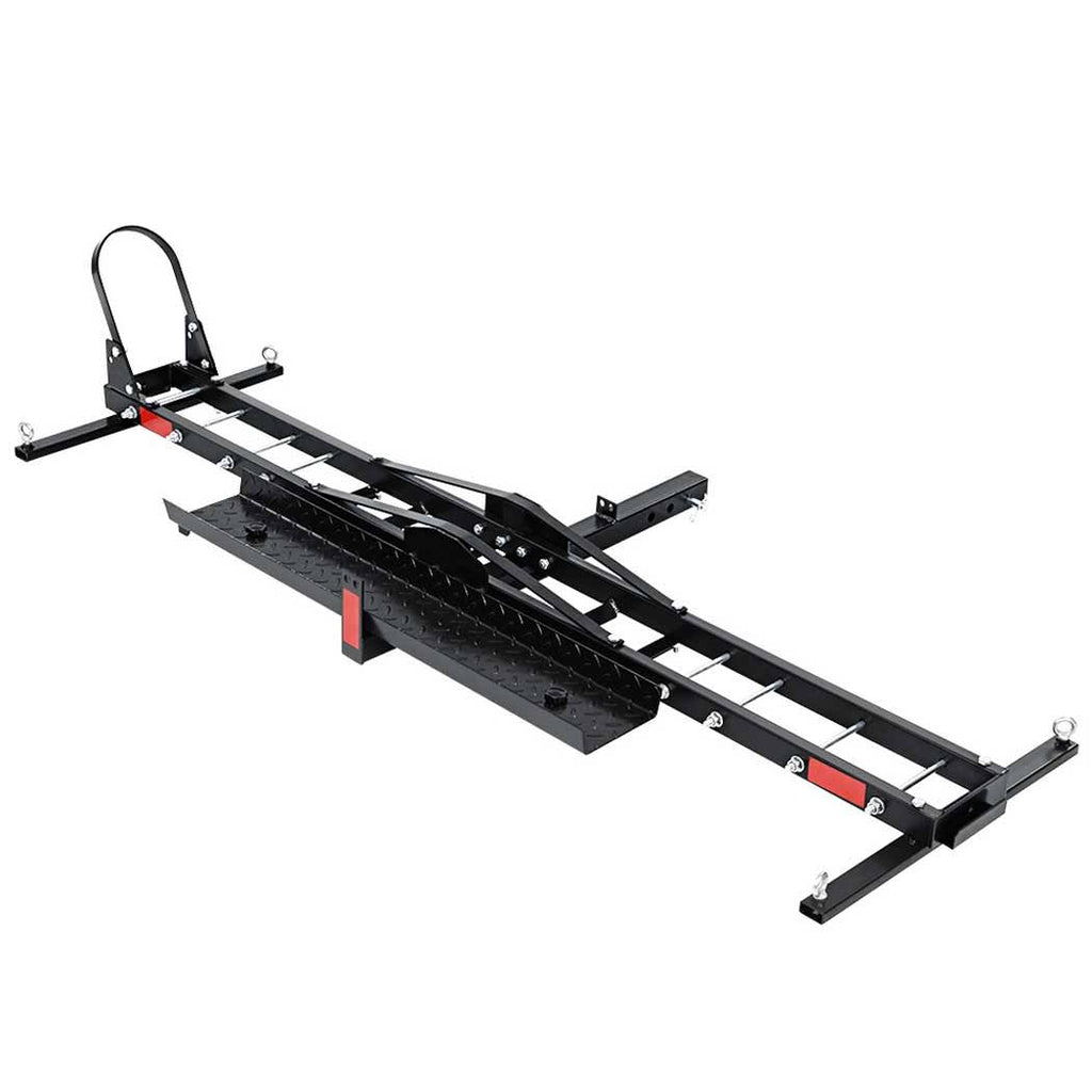 Motorcycle Carrier 2 Arms Rack Ramp Hitch Towbar X283927