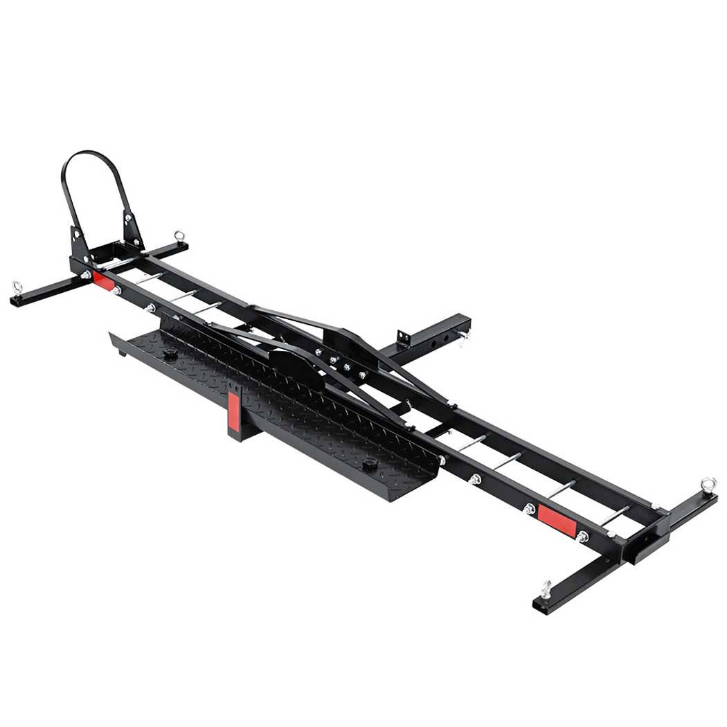 Motorcycle Carrier 2 Arms Rack Ramp Hitch Towbar X283927