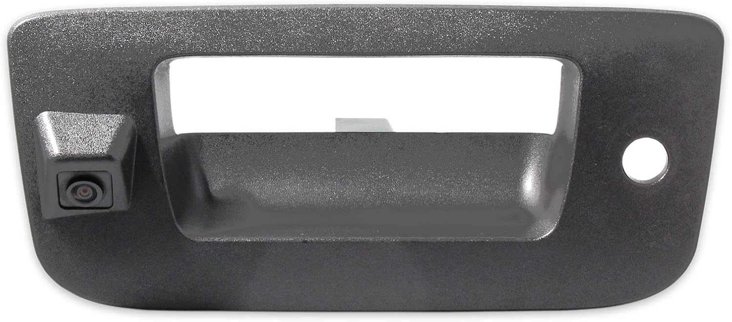 Tailgate Handle Backup Rear View Camera Black V449