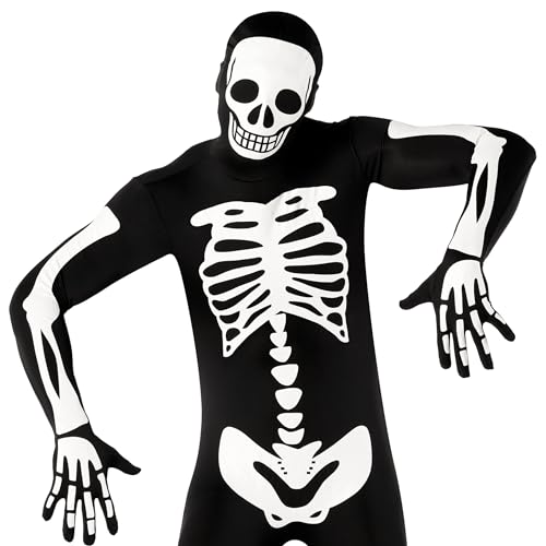 Skeleton Costume Glow in Dark P656413