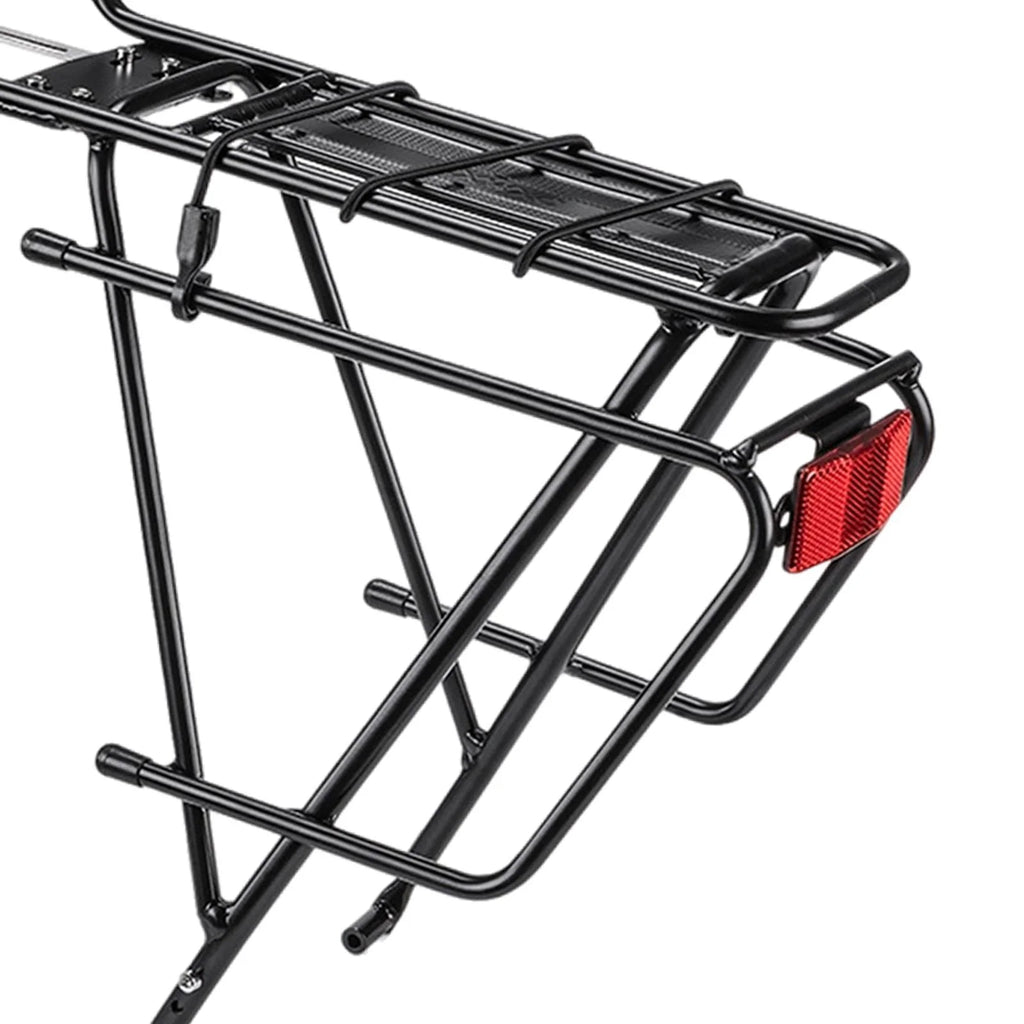 Black Durable Bike Cargo Rear Rack with Reflector A650020