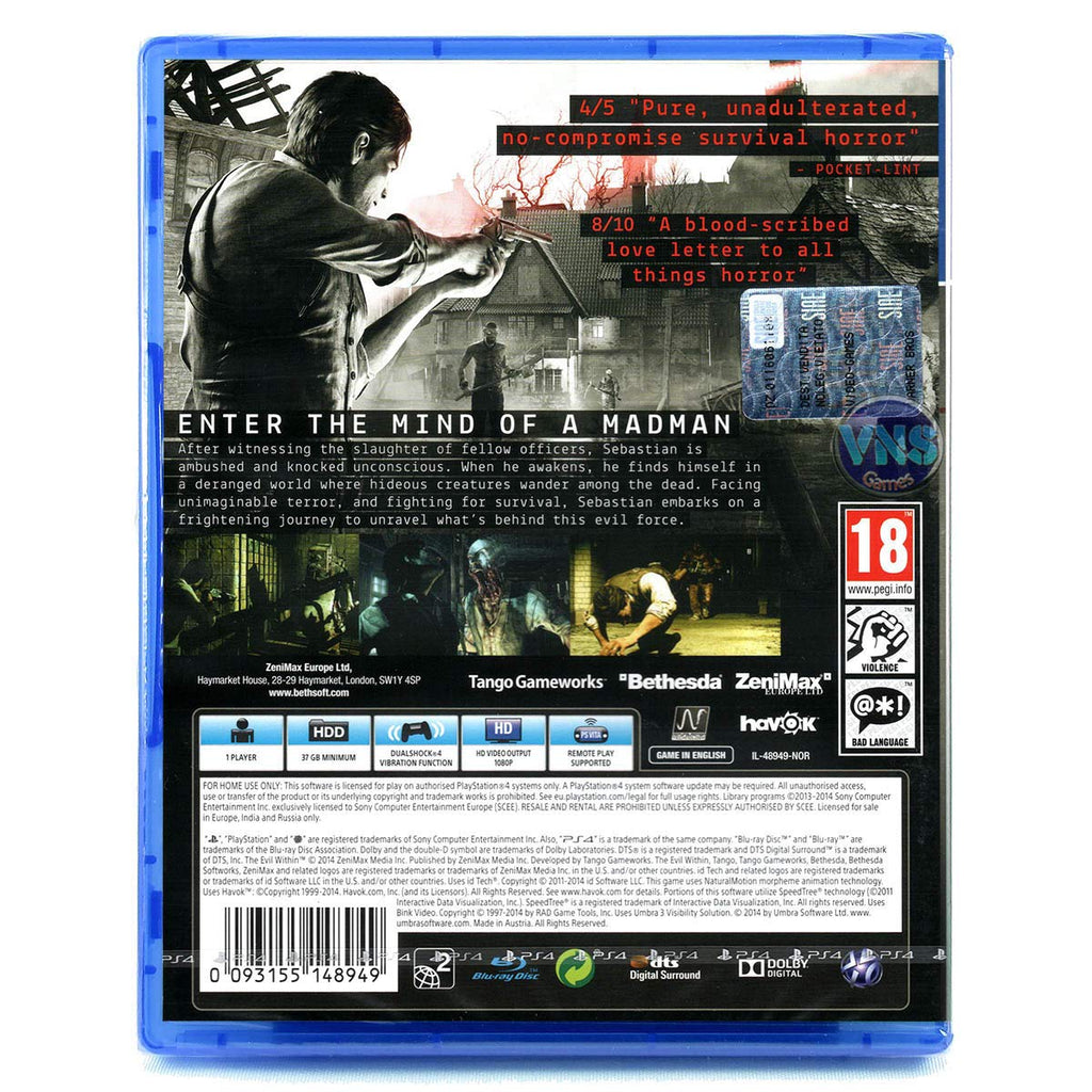 The Evil Within PS4 F1709
