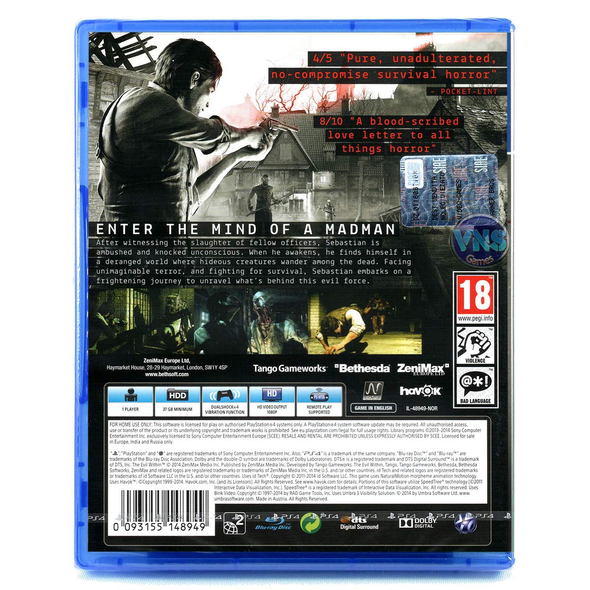 The Evil Within PS4 F1709