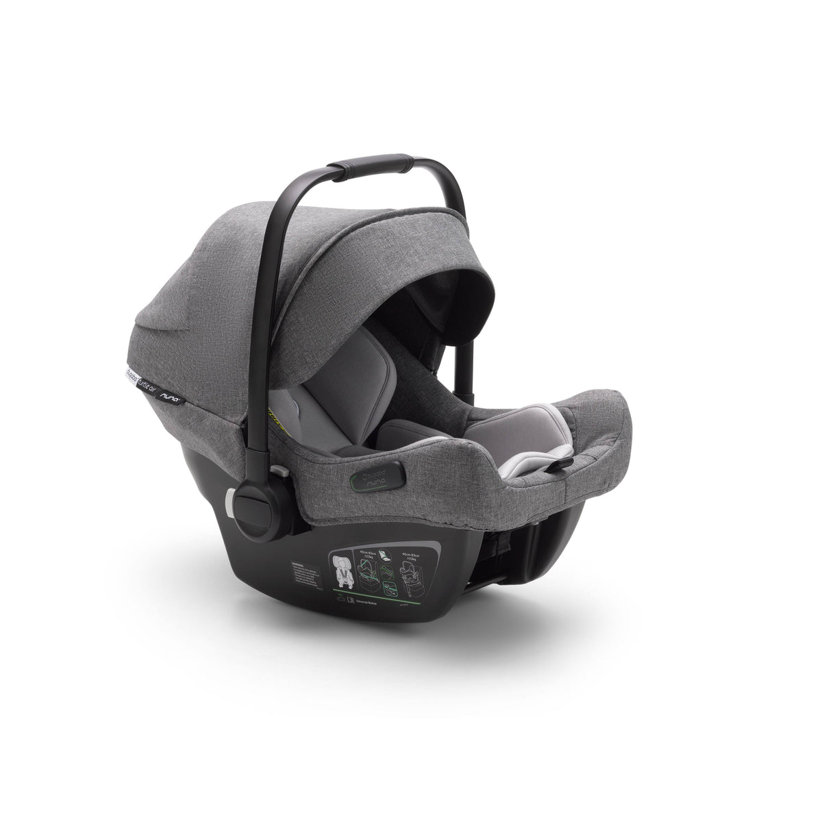 Grey Car Seat with Base O28613