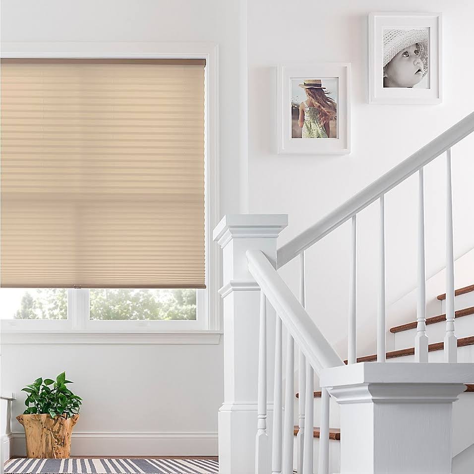 Cordless Pleated Shade in Wheat P778