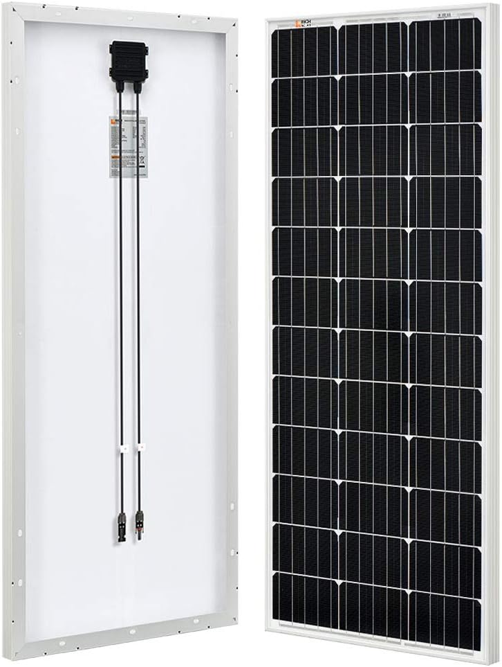 100 Watt 12 Volt Monocrystalline Solar Panel L201340