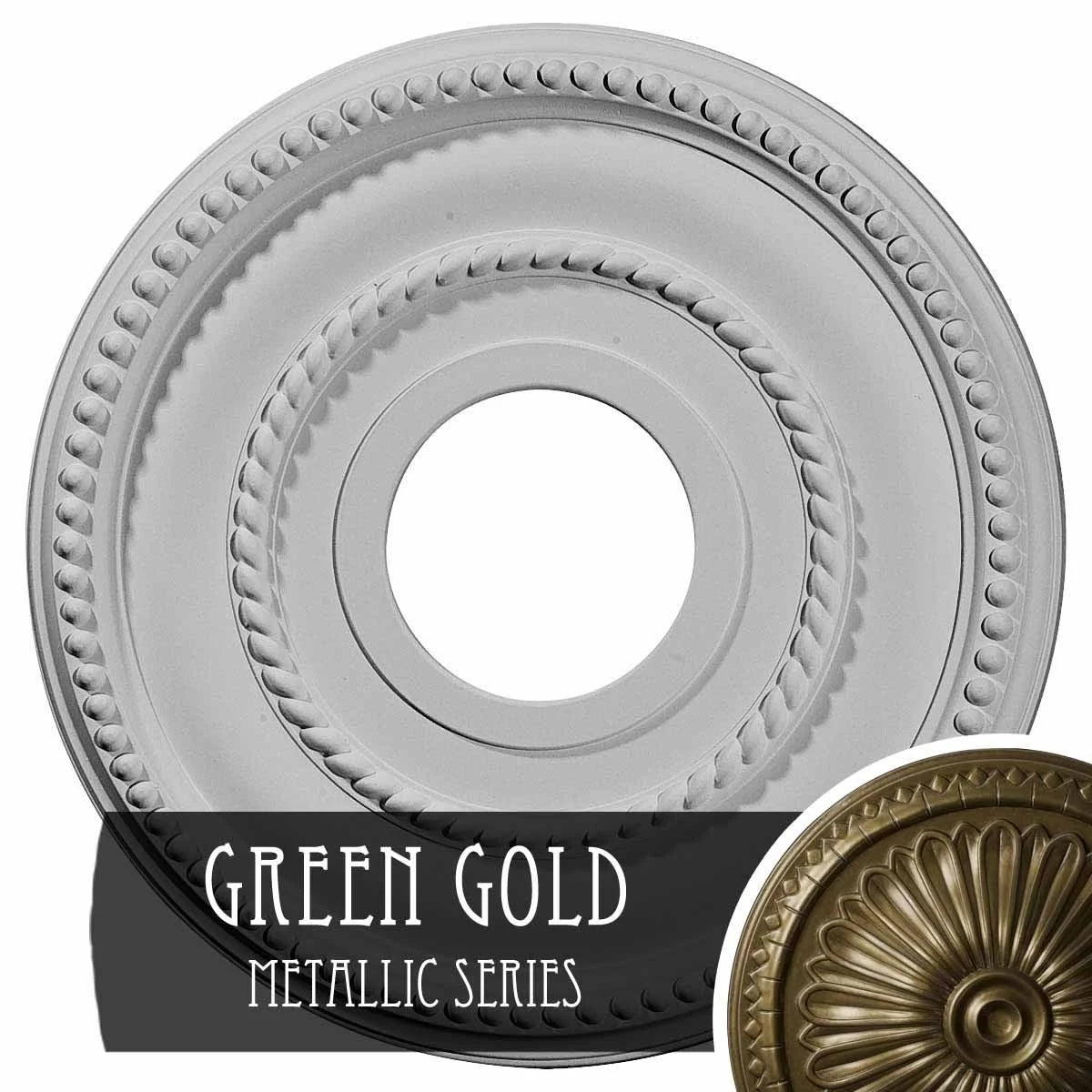 12 1/8x22OD x 3 5/8x22ID x 3/4x22P Ceiling Medallion I299443