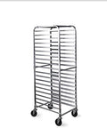 20 Tier Bun Pan Rack with 2 Brake Wheel A9980