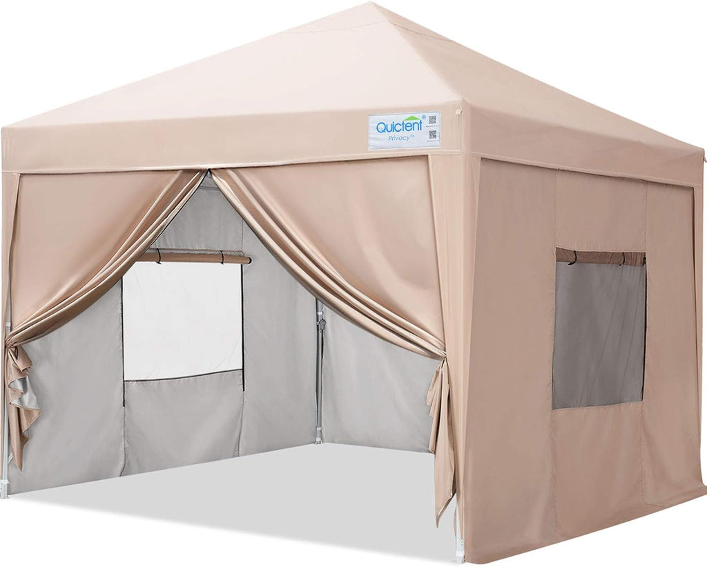 10x10 Pop up Canopy Tent with Sidewalls Waterproof P47148