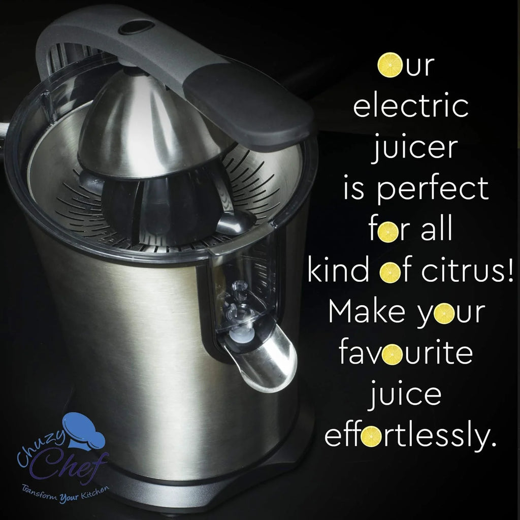 Stainless Steel Electric Citrus Juicer with Anti-Drip Citrus Press 300 Watt Motor K711