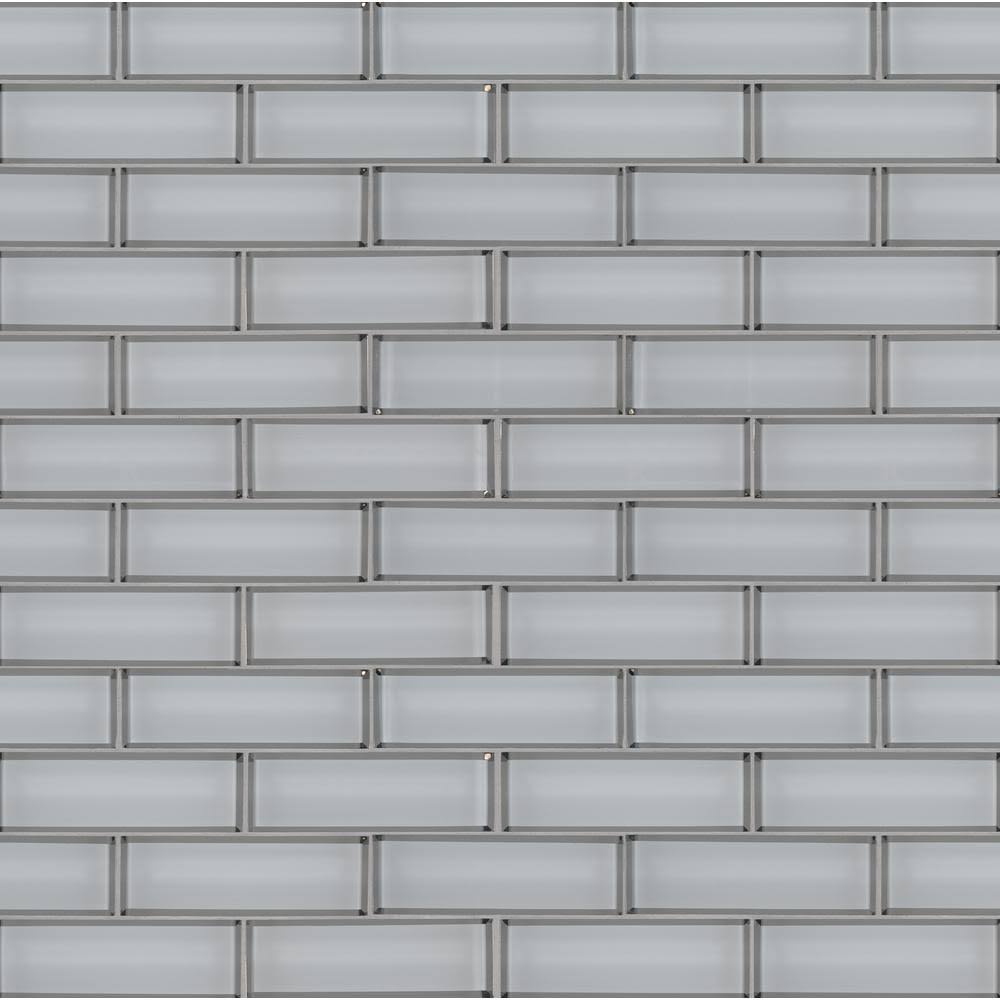 11.73 in. x 11.73 in. x 8 mm Glass Blend Mesh-Mounted Mosaic Tile L8843