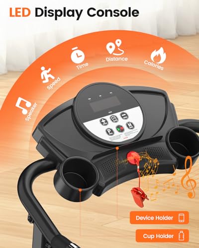 3.0HP Foldable Treadmill with Incline L858
