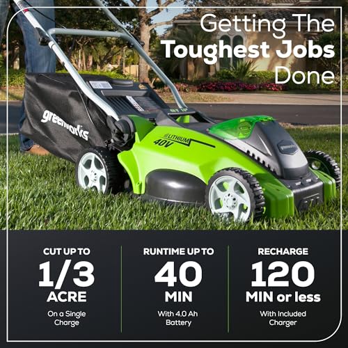 40V 21" Brushless Cordless Self-Propelled Lawn Mower with 5.0Ah Battery and Charger K4528