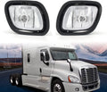 Pair Fog Lights with Bulbs Compatible with Freightliner Cascadia 08-17 Driver and Passenger Side R494779