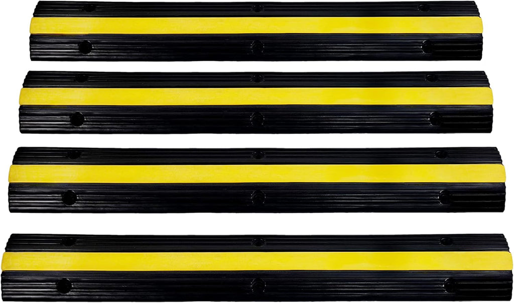 Pack of 2 Rubber Cable Protector Ramps A387