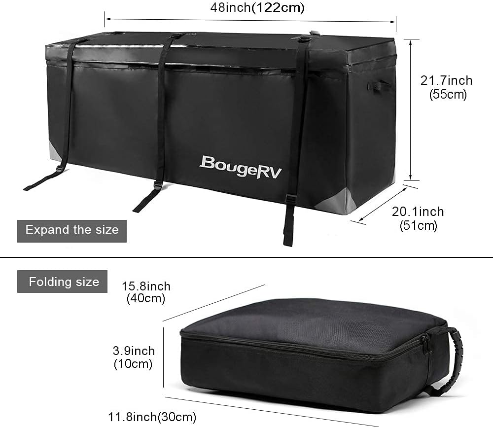 Waterproof Hitch Cargo Carrier Bag (48'' L x 20'' W x 22'' H) N961902