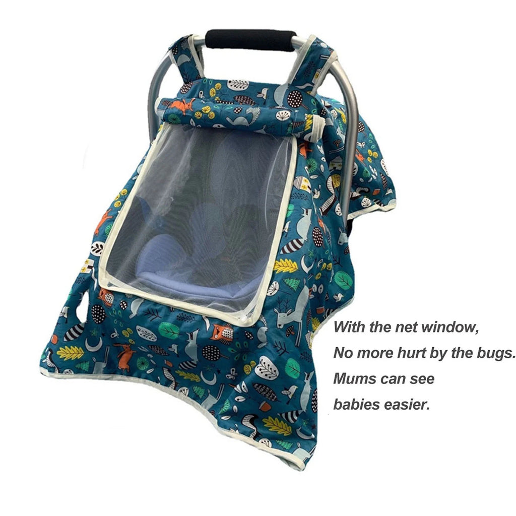 Infant Carseat Canopy Cover, Pure Cotton S384