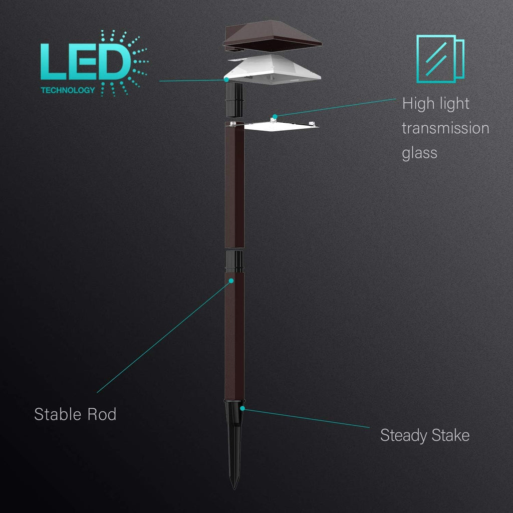 Low Voltage LED Pathway Light 12V Warm White X938210
