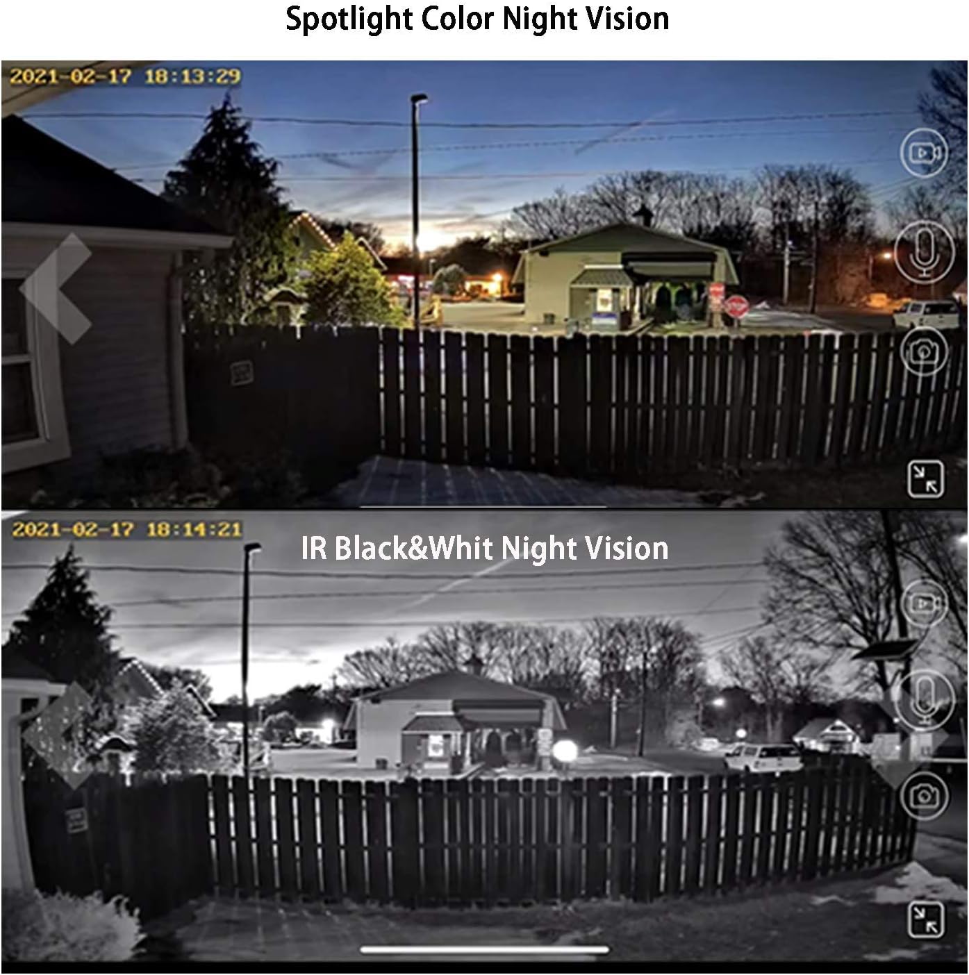 Wireless Outdoor Security Camera with Spotlight Color Night Vision and IP66 Waterproof T9627