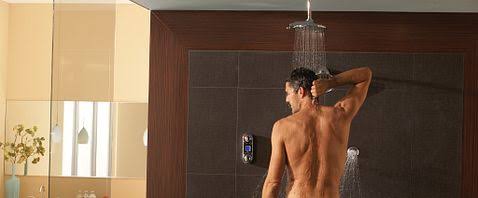 Chrome Vertical Spa Digital Control D45825