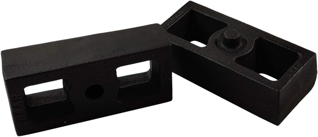 3 Rear Suspension Lift Solid Cast Iron Blocks Extra Long 12.5 Square Leaf Spring Axle U Bolts C73538