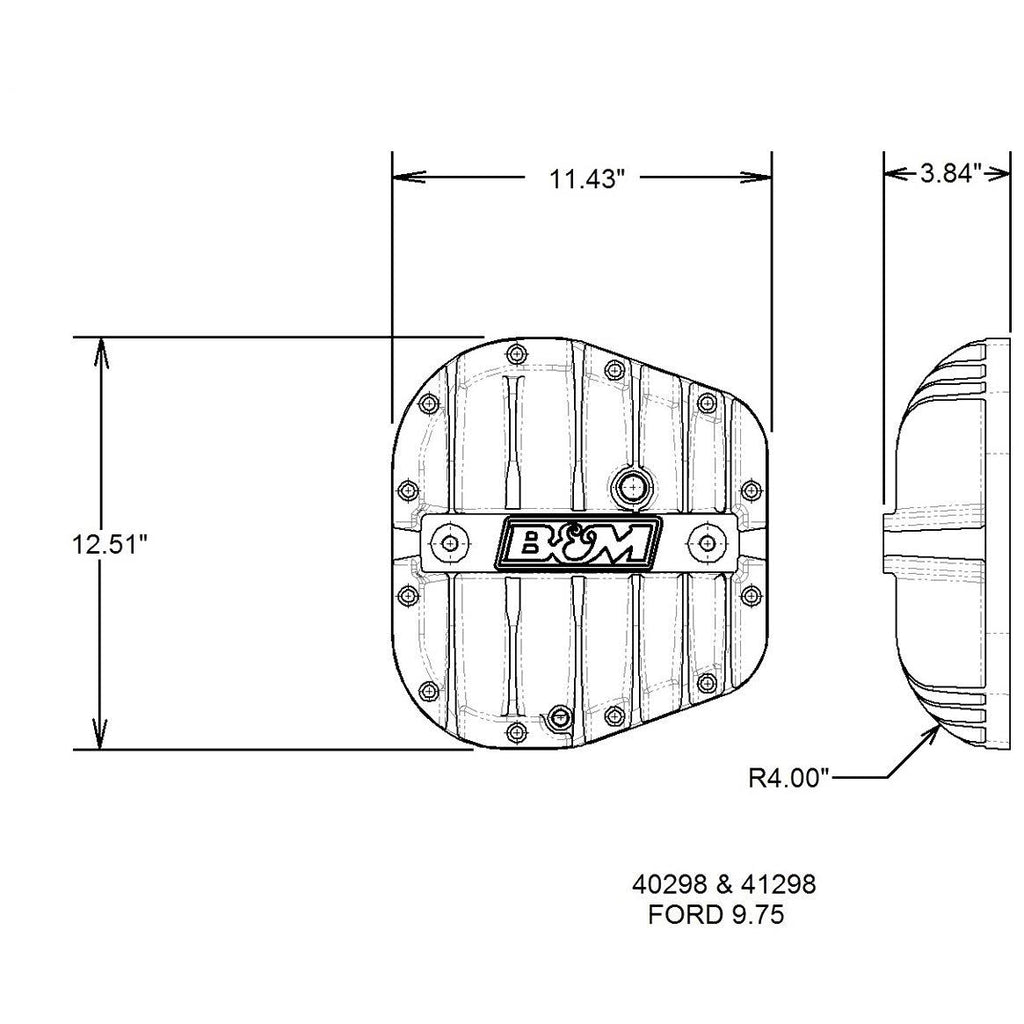 Cast Aluminum Differential Cover H868