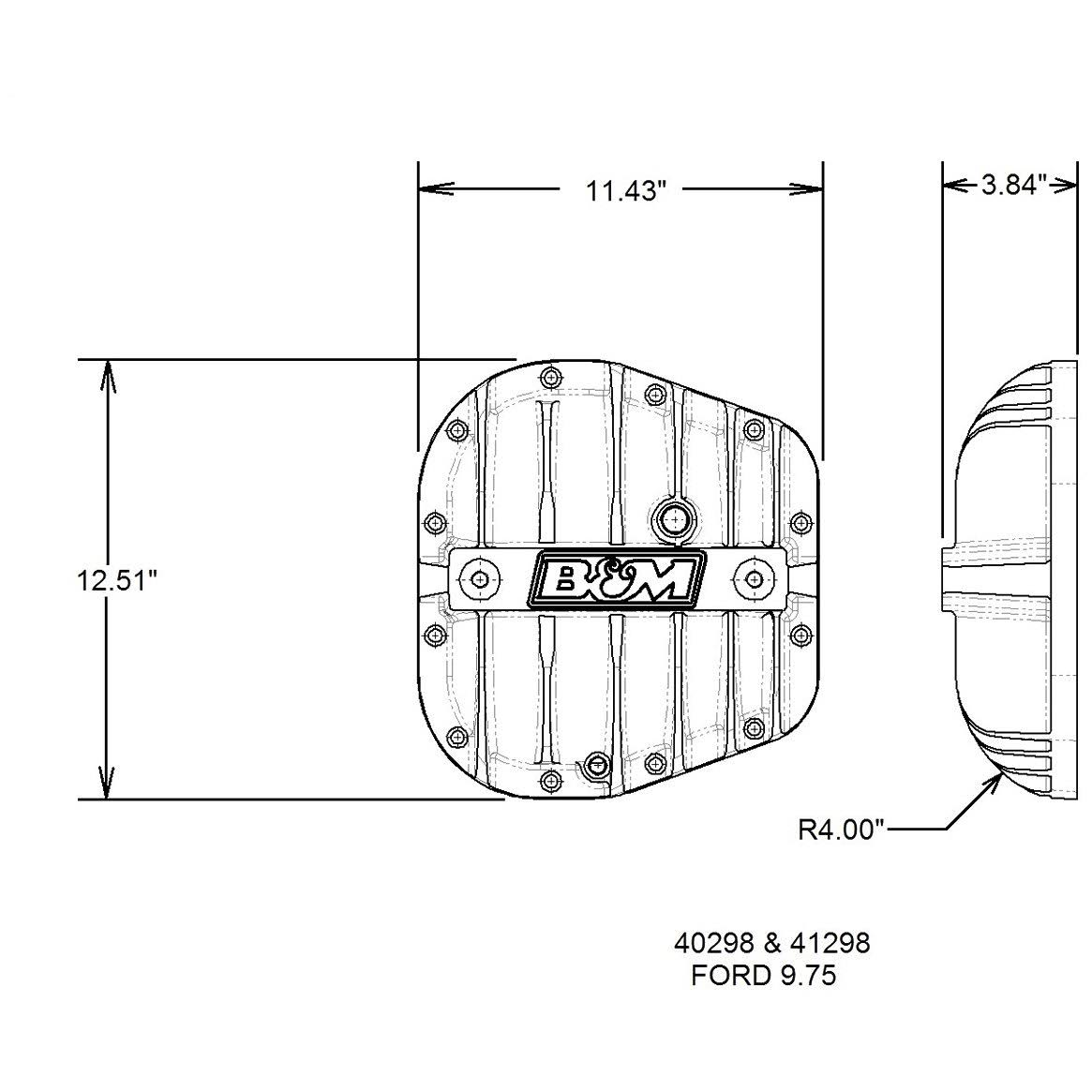 Cast Aluminum Differential Cover H868