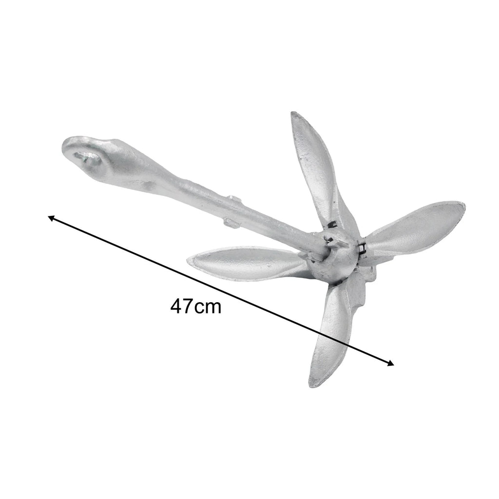 Folding Anchor Grapnel Carbon Steel 4KG D38123