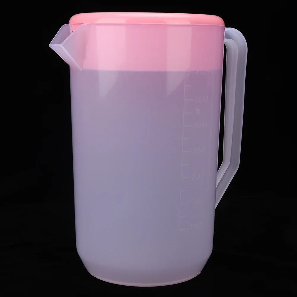 Pink 4000ml Plastic Cold Kettle Water Bottle E7003