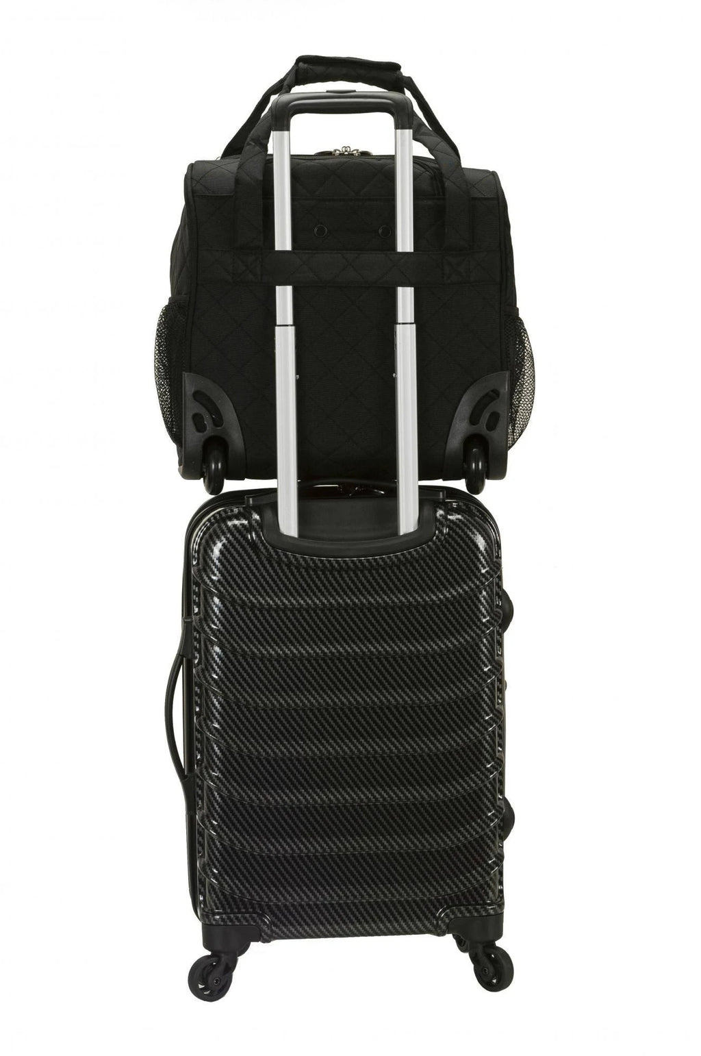 Charcoal Wheeled Underseat Carry-On W87824