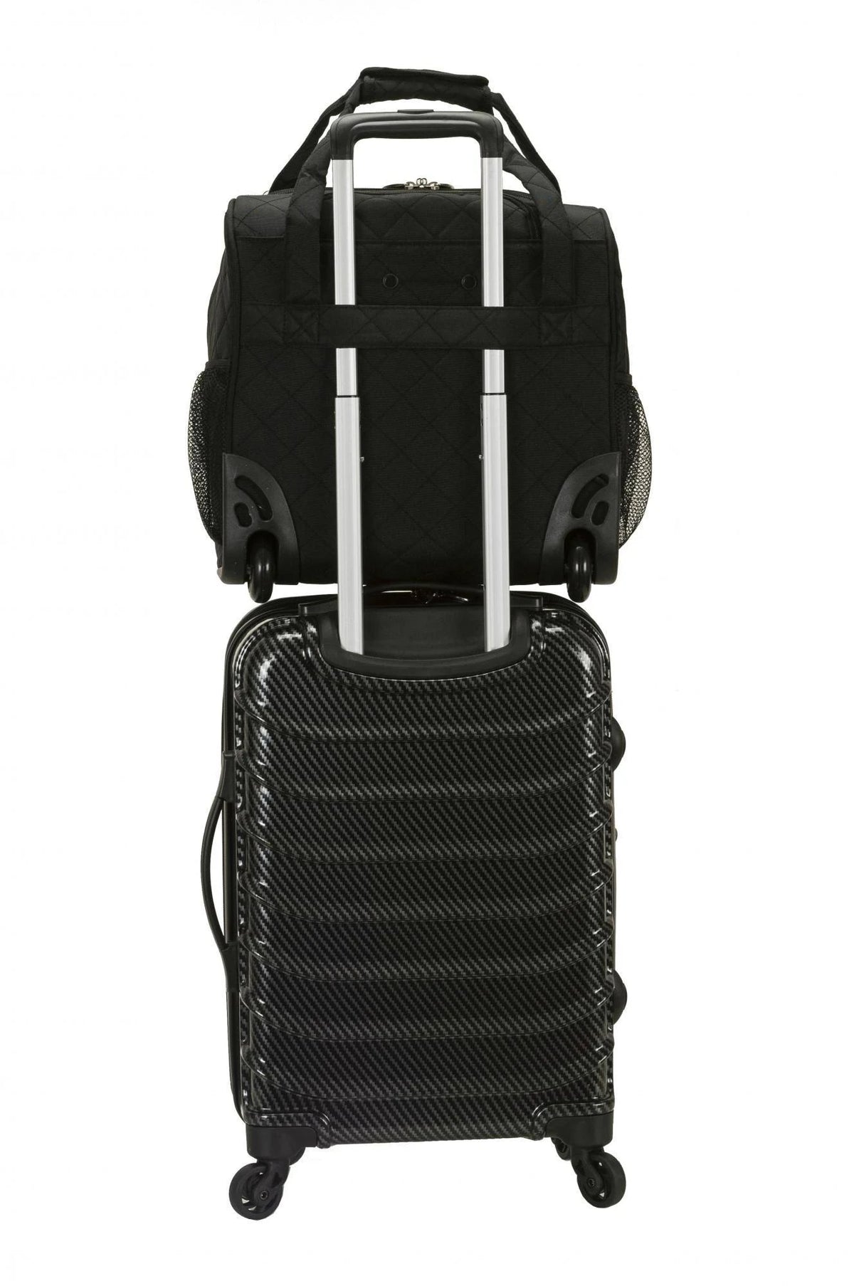 Charcoal Wheeled Underseat Carry-On W87824