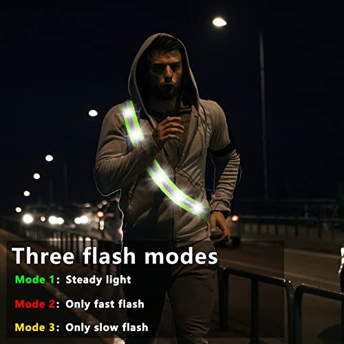 LED Flashing Sash Night Running Gear B9731
