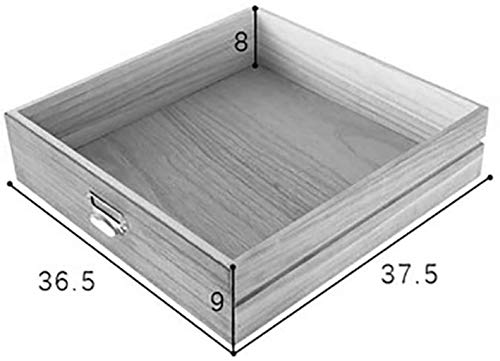 2 Layer Wood Desktop File Organizer with Drawers O43768