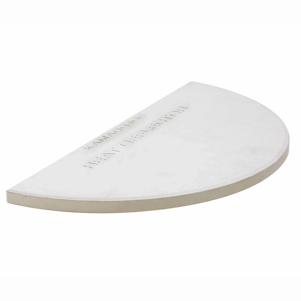 2 Pack Half Moon Heat Deflector Plate Stone Cooking Rack J48670