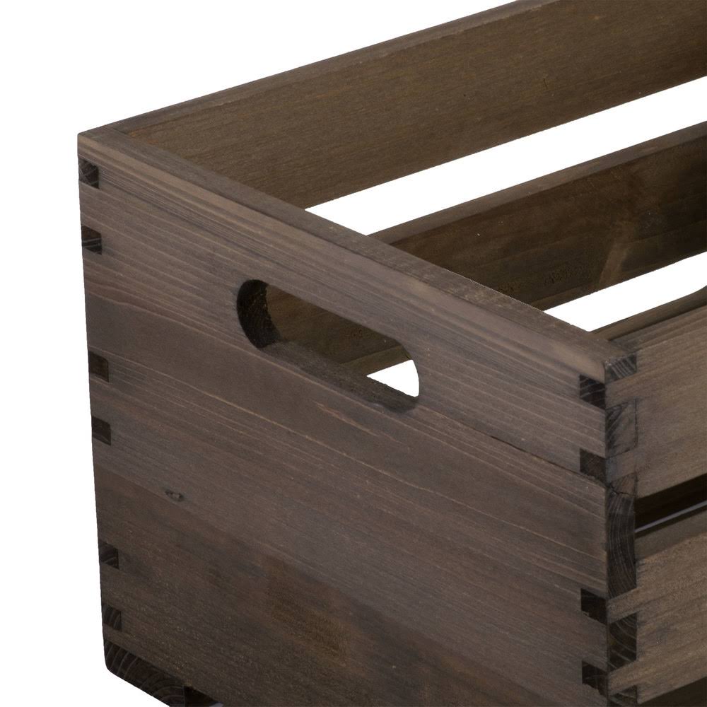 Vintage Wood Rectangular Crate K347029