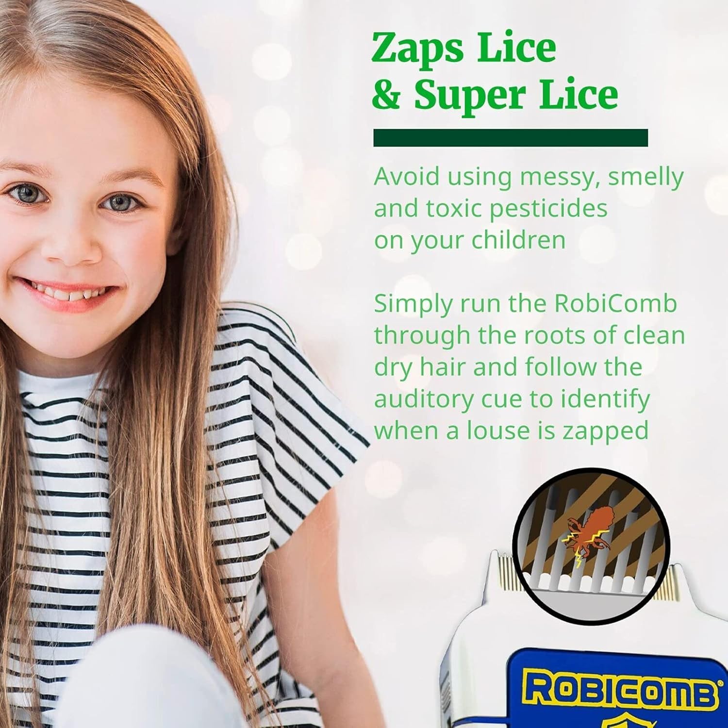 Electric Head Lice Comb W6582