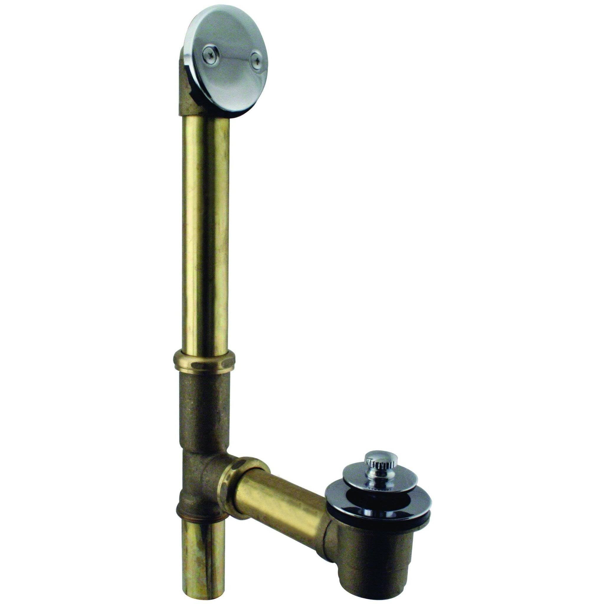 Stainless Steel Bath Waste with 20 Ga. Tubing I94190
