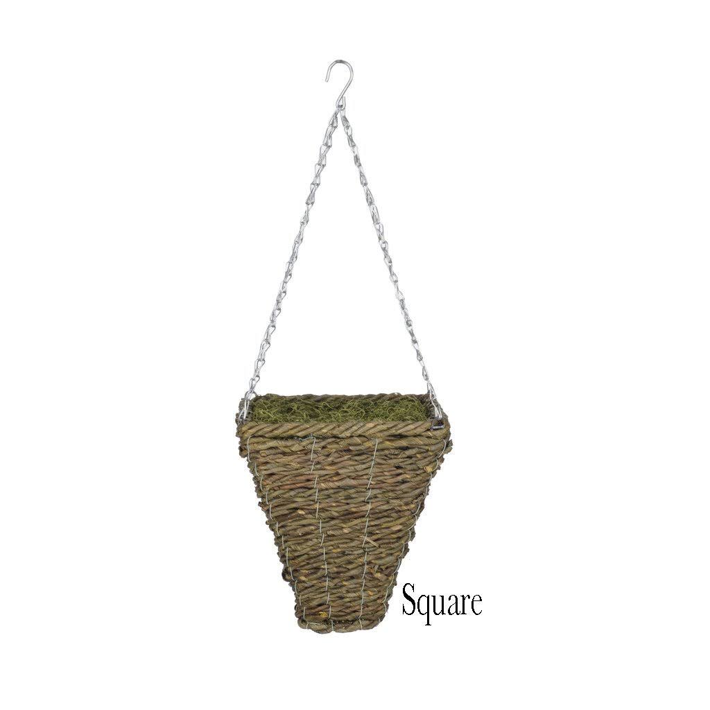 Artificial Hibiscus Hanging Basket Sunset Orange Z612107