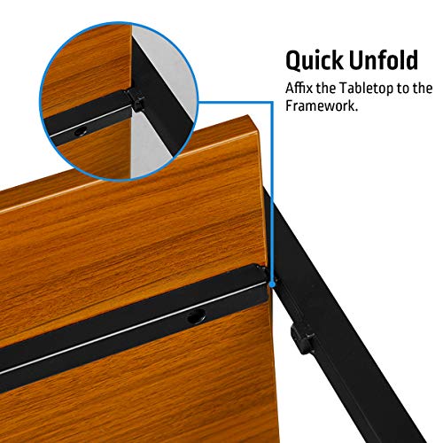 Black Small Folding Desk H7673